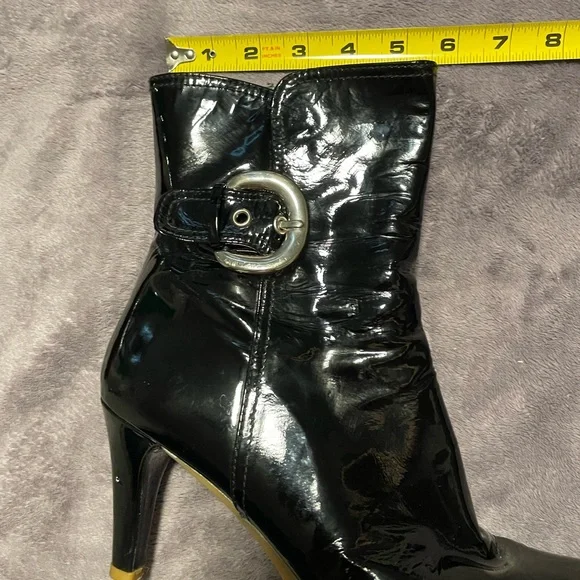 Stuart Weitzman Patent Leather Ankle Boots - Picture 9 of 13